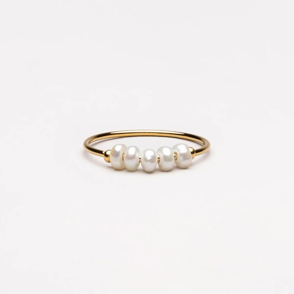 Atolea Jewelry - Atolea Mini Pearls Ring - Size 8 - New with Dust Bag